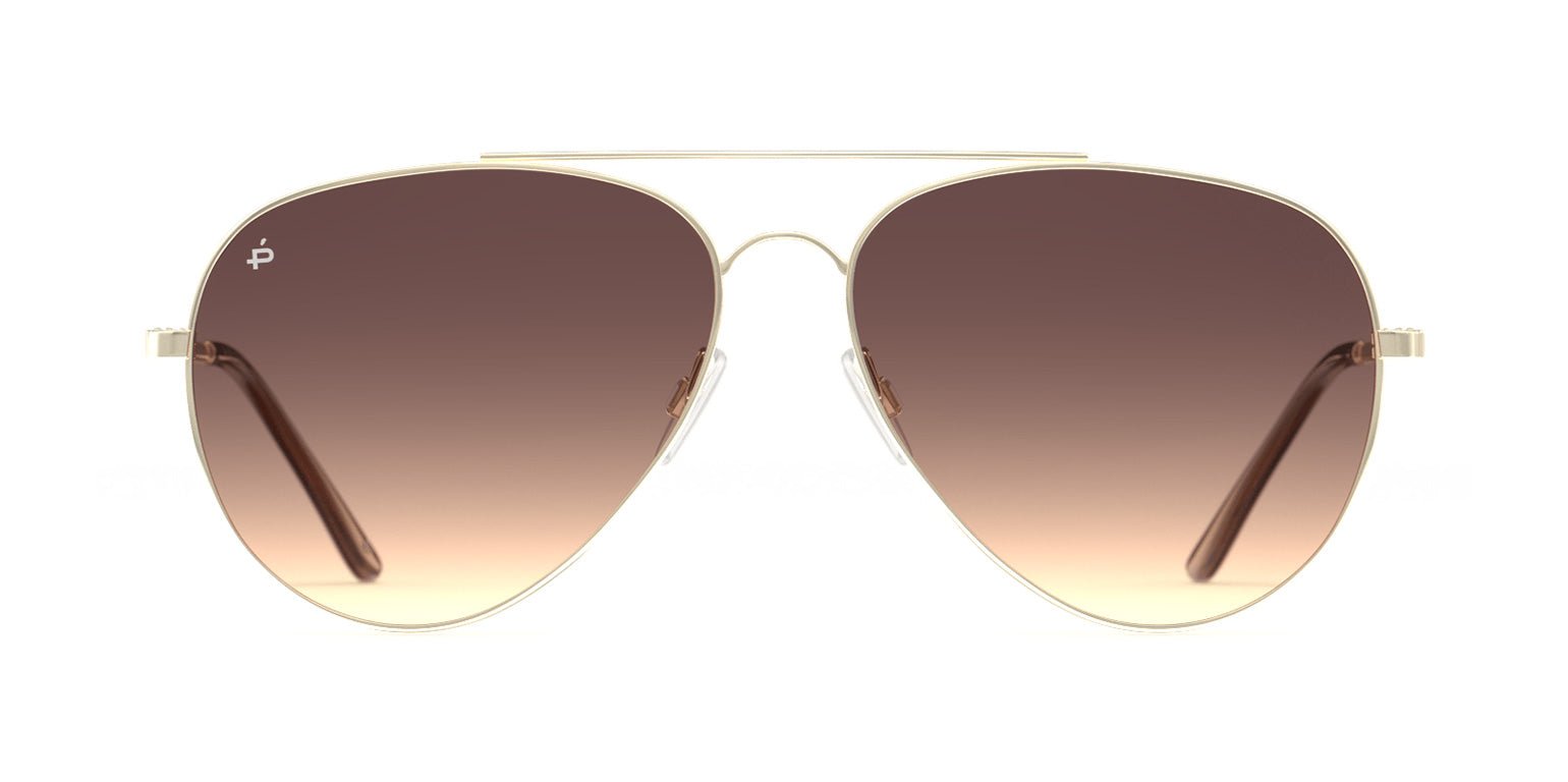 Gold | Privé Revaux The Cali Aviator Sunglasses