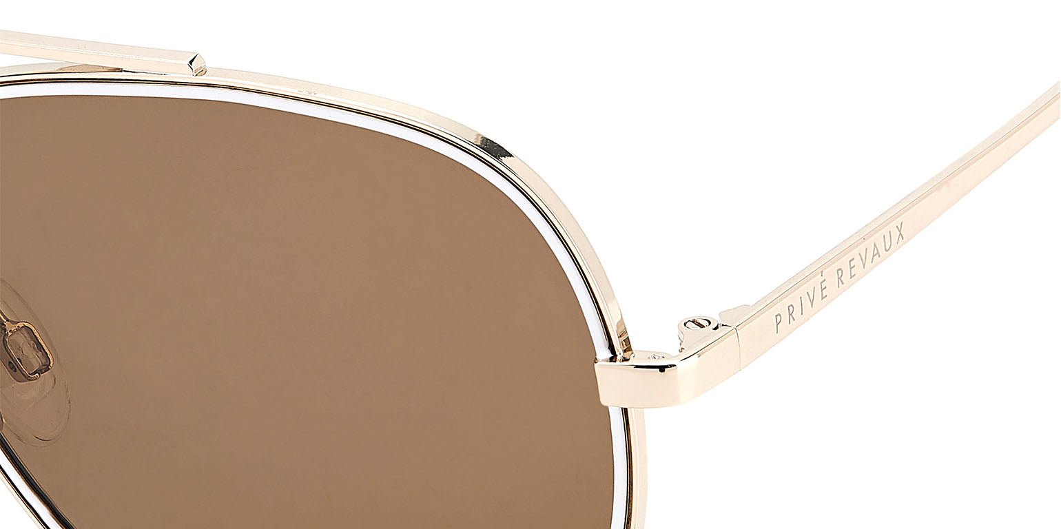 Gold White | Privé Revaux Glowin Hour Sunglasses