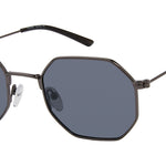 Gunmetal | Privé Revaux The Heat Square Aviator Sunglasses