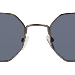 Gunmetal | Privé Revaux The Heat Square Aviator Sunglasses