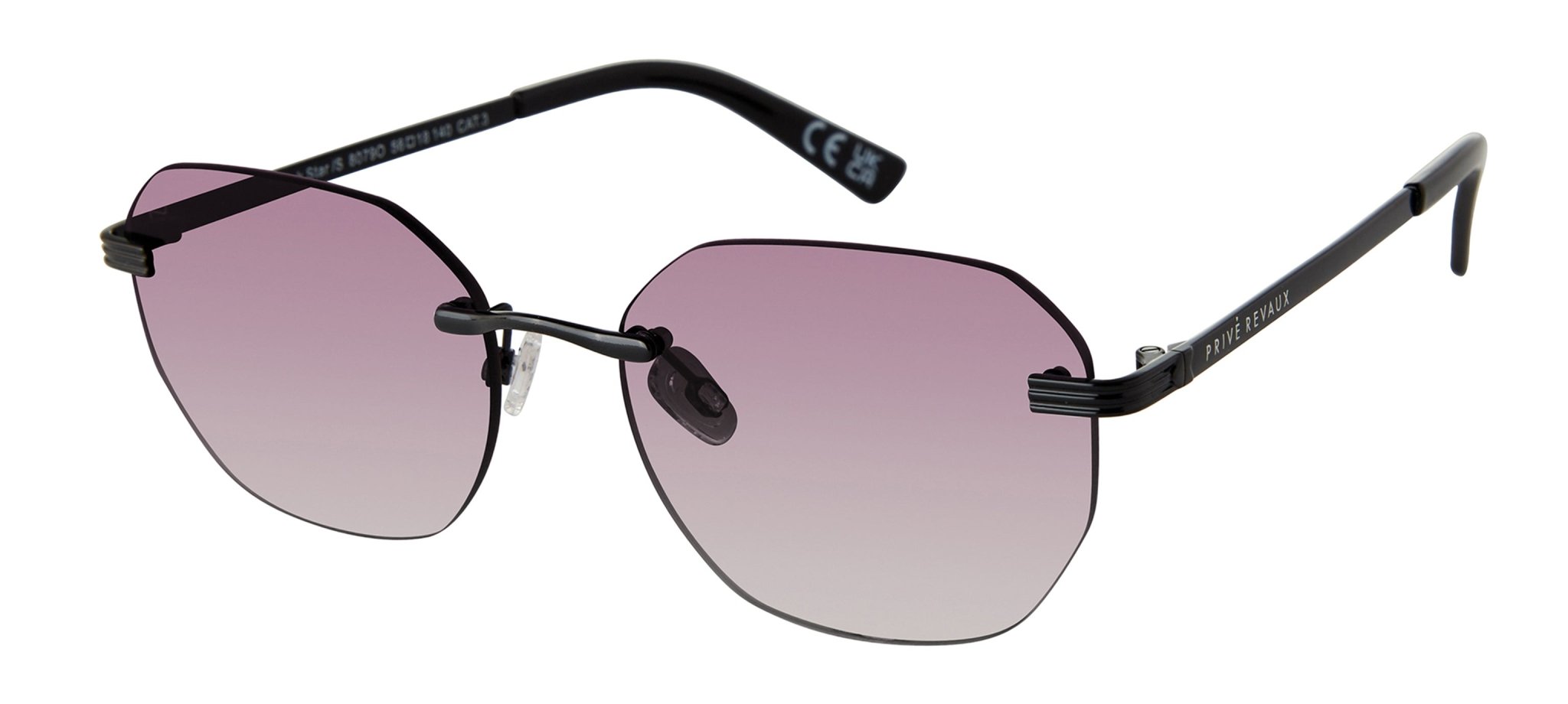 Black | Privé Revaux Track Star Sunglasses