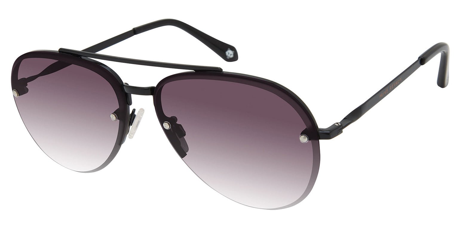 Caviar Black | Privé Revaux Bijou Square Face Sunglasses