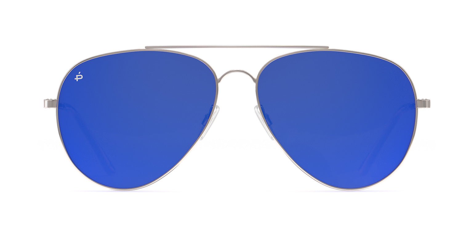 Antique Silver/Blue | Privé Revaux The Cali Tinted Sunglasses