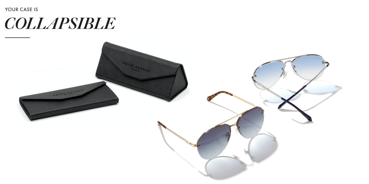 Privé Revaux | The Glide Sunglasses | Champagne Gold