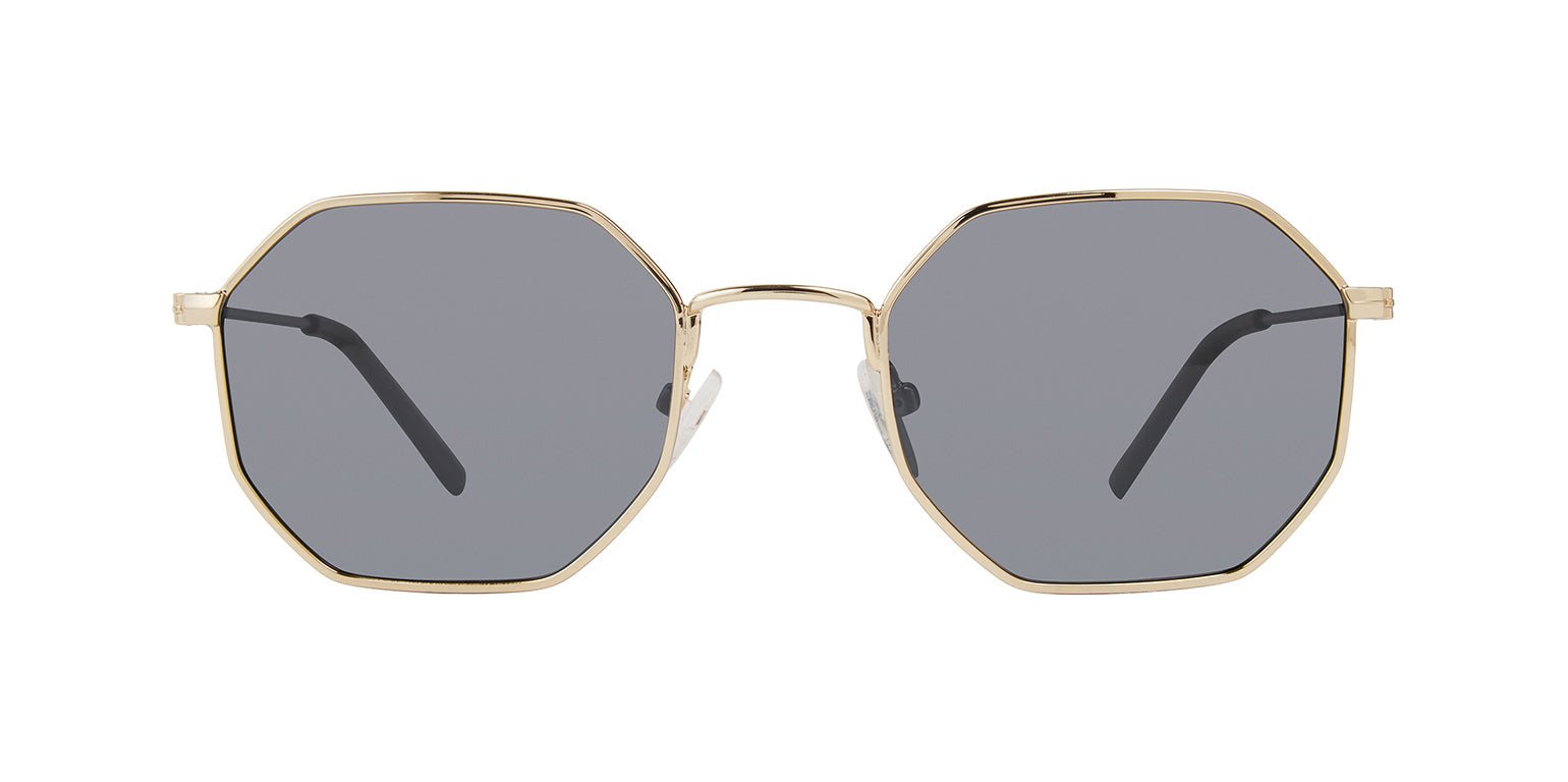Champagne Gold/Silver Mirror | Privé Revaux The Heat Geometric Sunglasses For Women