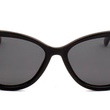 Caviar Black/Black | Privé Revaux The Hepburn Black Cat Eye Sunglasses