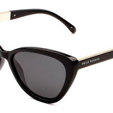 Caviar Black/Black | Privé Revaux The Hepburn Black Frame Cat Eye Sunglasses