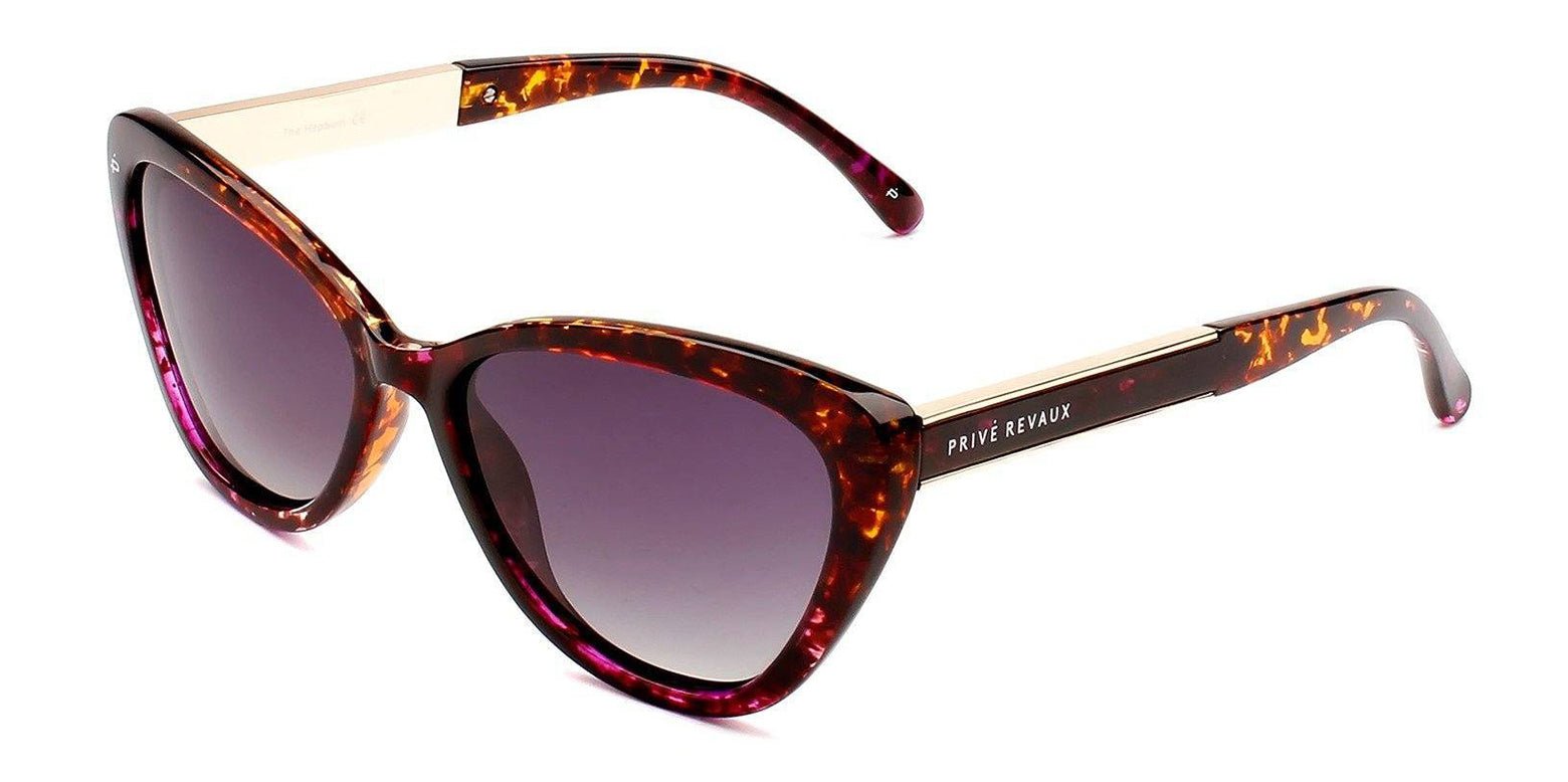 Majestic Purple/Purple Gradient | Privé Revaux The Hepburn Tortoise Cat Eye Sunglasses