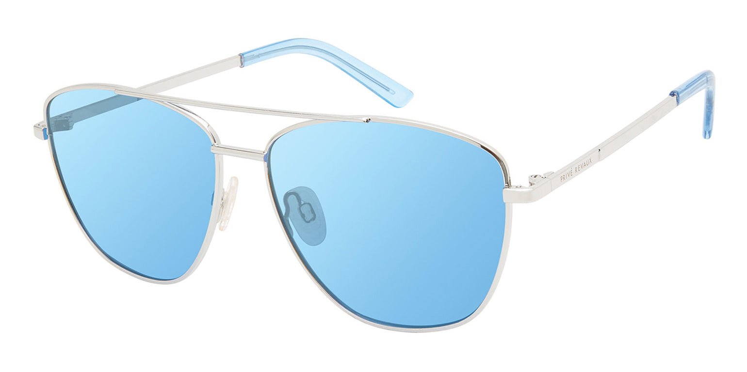 Palladium/Blue Mirror | Privé Revaux The Houston Sunglasses
