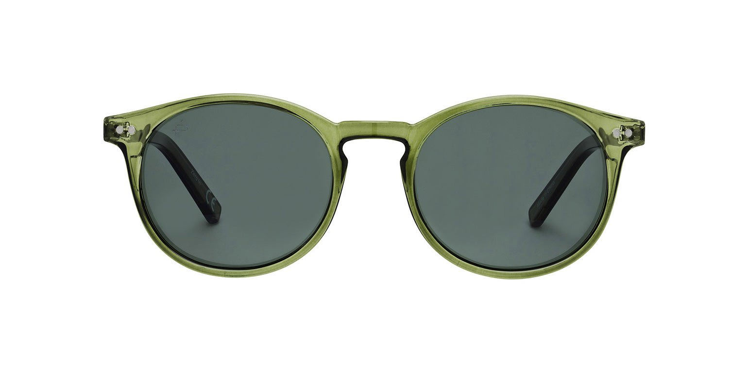 Hunter Green | Privé Revaux The Maestro Circle Sunglasses