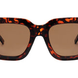 Chestnut Brown Tort | Privé Revaux The New Yorker Square Tortoise Shell Sunglasses