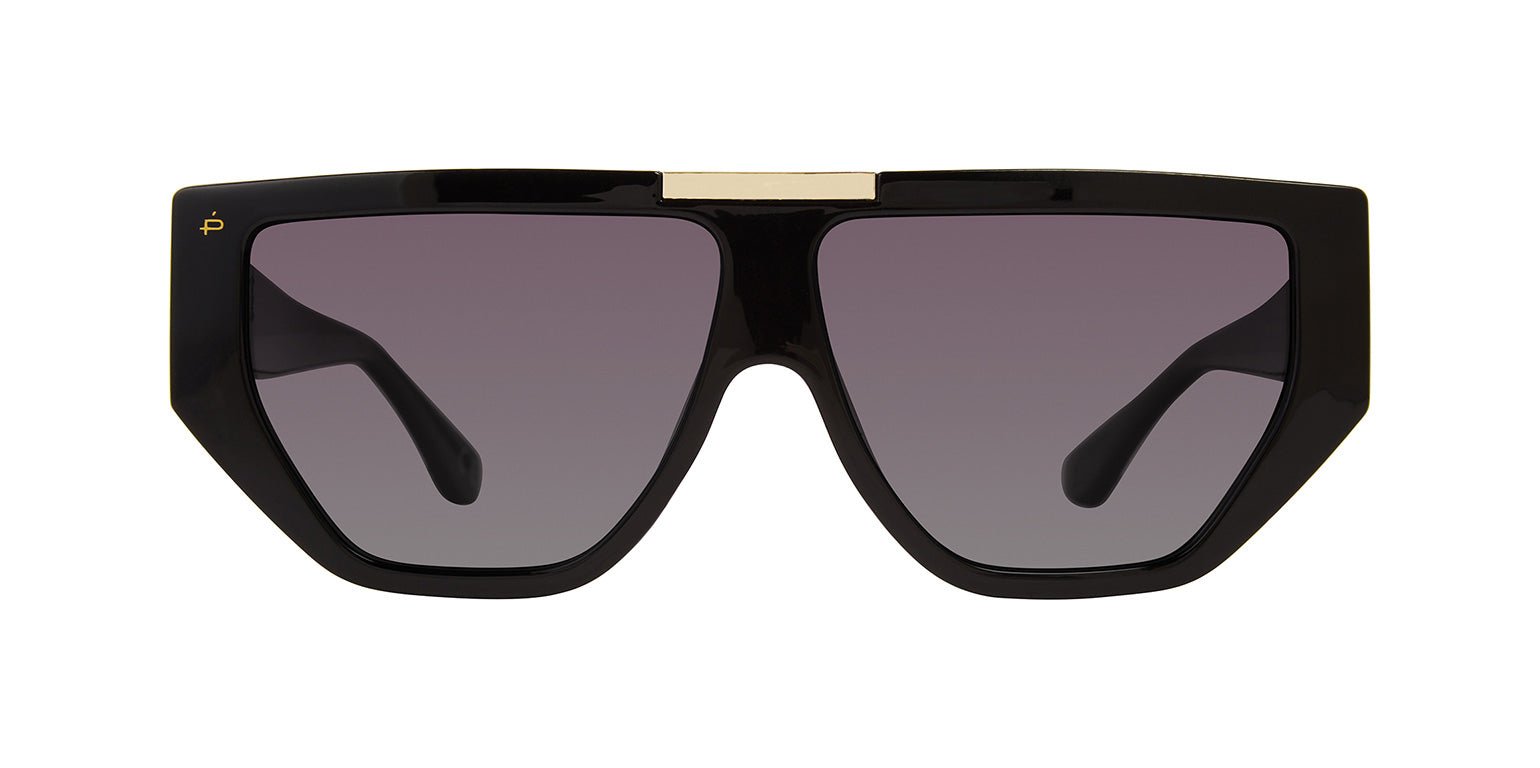 Gucci 0307 Foldable Aviator Sunglasses in Metallic