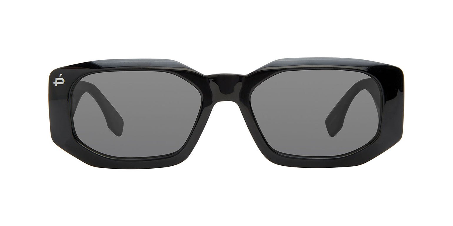 Sun Sydney - Rectangle Black Frame Prescription Sunglasses