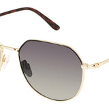 Champagne Gold/Caviar Black | Privé Revaux Roundabout Sunglasses
