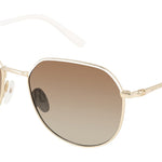White/Gold | Privé Revaux Roundabout Sunglasses