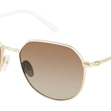 White/Gold | Privé Revaux Roundabout Sunglasses