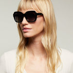 Black | Privé Revaux Espanola Way Retro Oversized Sunglasses