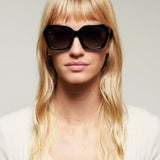 Black | Privé Revaux Espanola Way Retro Square Sunglasses