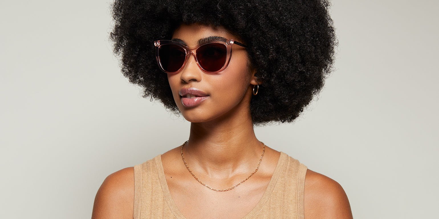 Light Pink | Privé Revaux Moxy Clear Frame Sunglasses