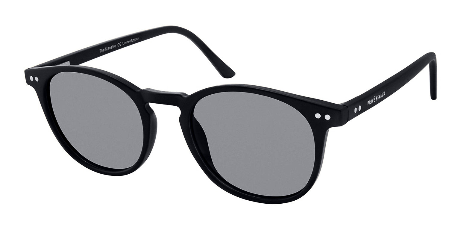 Shiny Black/Black Gradient | Privé Revaux The Maestro X Sunglasses