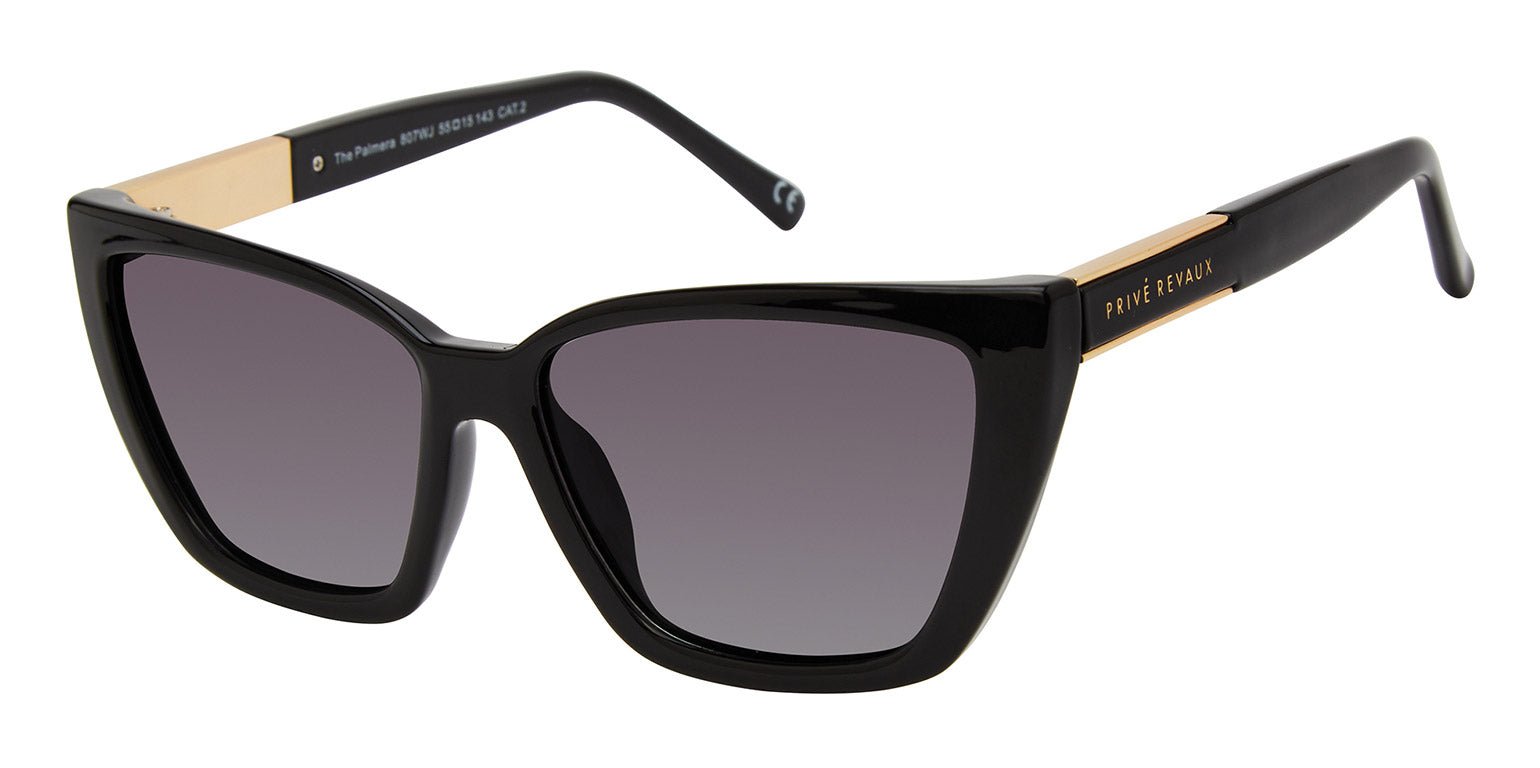 Black | Privé Revaux The Palmera Square Sunglasses